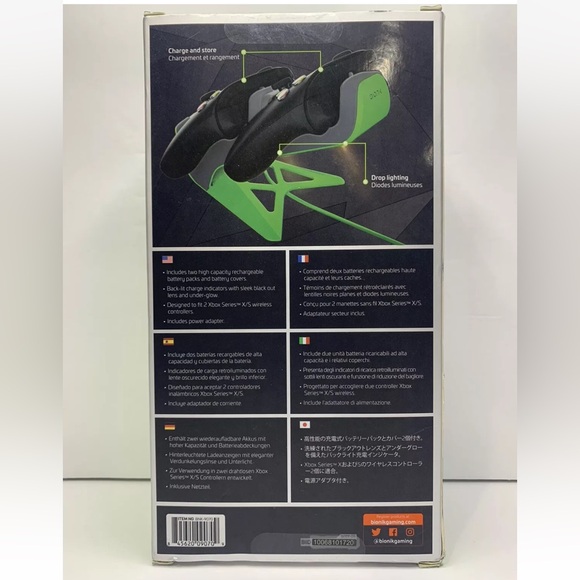 Bionik BNK-9070 Xbox Series X/S Power Stand Dual Battery And Charging System NEW - Picture 3 of 5